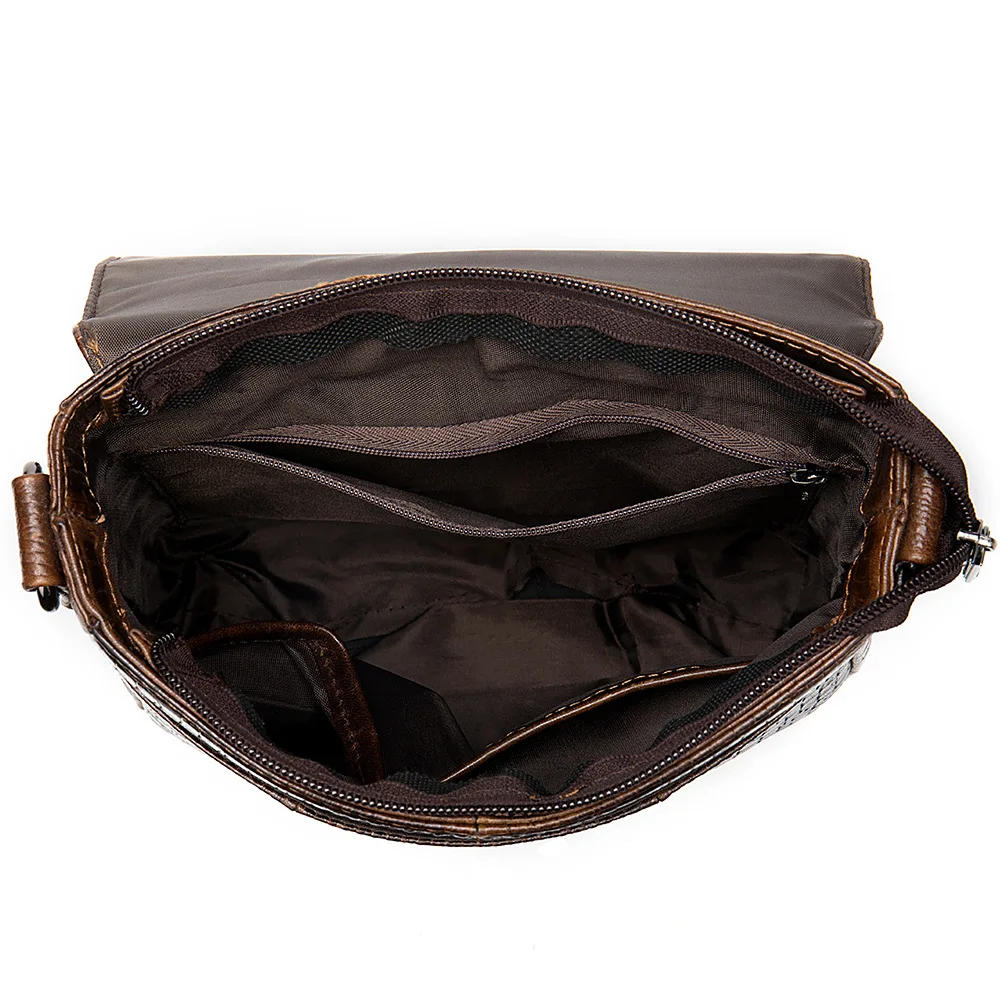 Crocodile Pattern Cowhide Genuine Leather Male Shoulder Bag Famous Luxury Design Crossbody Bags Men Business Bag Fashion Handbag
Crocodile Pattern Cowhide Genuine Leather Male Shoulder Bag Famous Luxury Design Crossbody Bags Men Business Bag Fashion Handbag