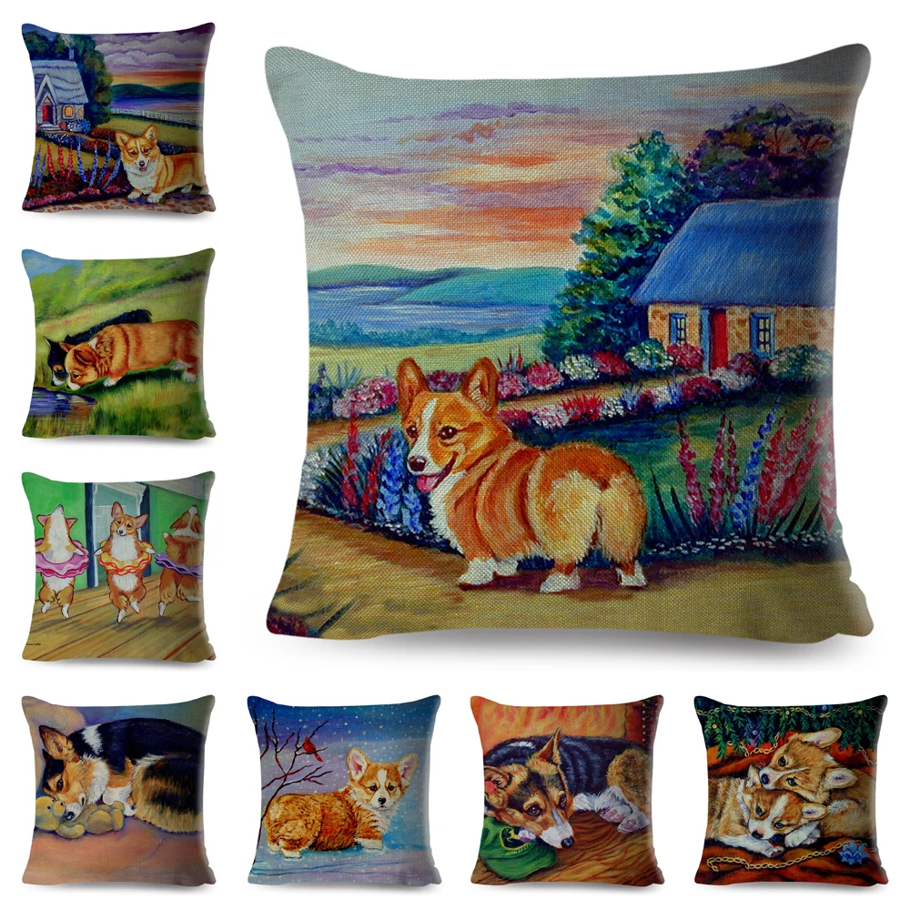Картина маслом, мультфильм, искусственная Обложка, Декор, Welsh Corgi Pembroke, подушка, чехол, Полиэстеровая подушка, чехол для дивана, детской комна...
Картина маслом, мультфильм, искусственная Обложка, Декор, Welsh Corgi Pembroke, подушка, чехол, Полиэстеровая подушка, чехол для дивана, детской комна...