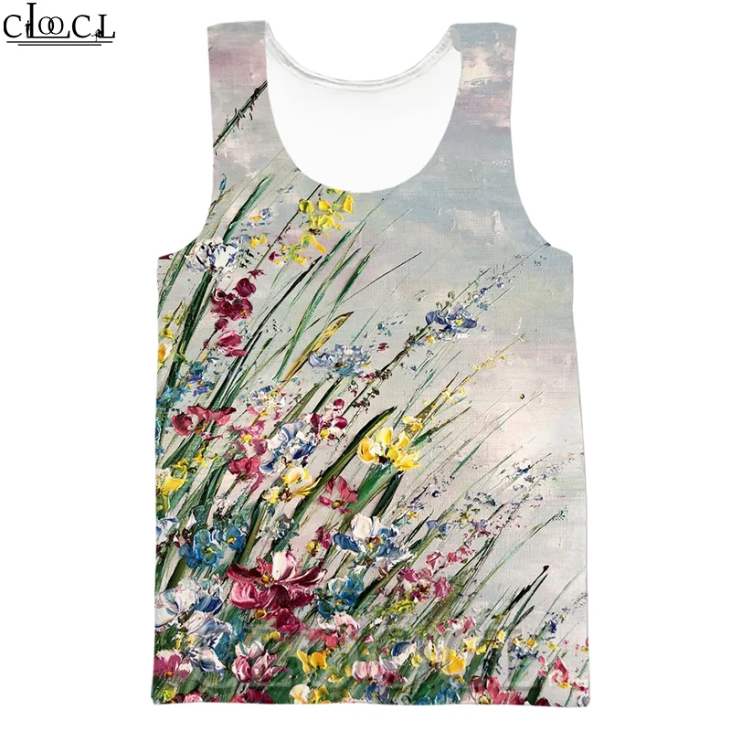 Майка CLOOCL с цветочным принтом для мужчин и женщин, майка с 3D принтом, уличная одежда для фитнеса и бодибилдинга, жилет без рукавов, 2021
Майка CLOOCL с цветочным принтом для мужчин и женщин, майка с 3D принтом, уличная одежда для фитнеса и бодибилдинга, жилет без рукавов, 2021