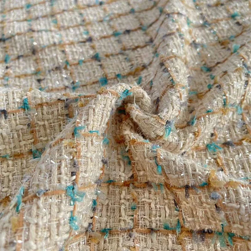 NW162 Double-side Apricot Knitted Tweed Fabric Thick Senior Women's Autumn Winter Coat/Suit Clothing DIY Sewing Materials 
NW162 Double-side Apricot Knitted Tweed Fabric Thick Senior Women's Autumn Winter Coat/Suit Clothing DIY Sewing Materials