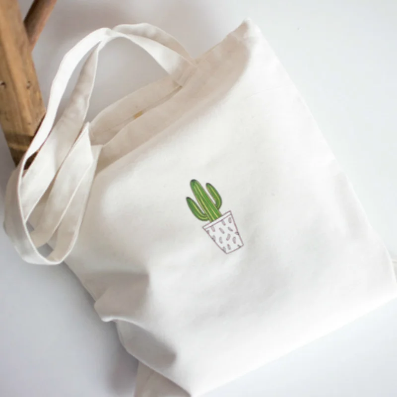 Canvas Bag Shopper Bags Tote Handbags Cute Cactus Print Reusable Shoulder Messenger Bags Women Punk Kawaii Harajuku School Bag
Canvas Bag Shopper Bags Tote Handbags Cute Cactus Print Reusable Shoulder Messenger Bags Women Punk Kawaii Harajuku School Bag