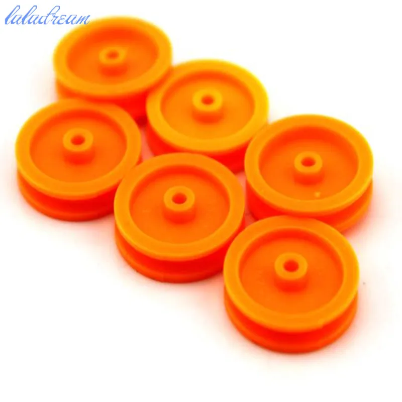 10pcs/lot 2*17mm Plastic Model Belt Pulley Motor Wheel Small Pulley DIY Micro Motor Transmission Parts
10pcs/lot 2*17mm Plastic Model Belt Pulley Motor Wheel Small Pulley DIY Micro Motor Transmission Parts