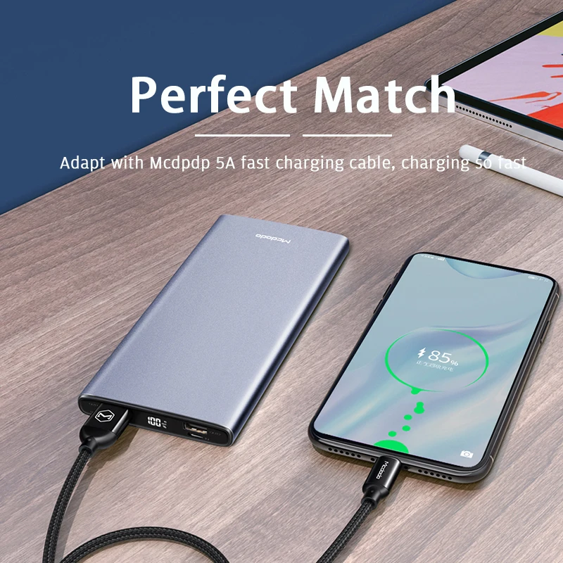 Mcdodo Power Bank 5A Super Fast Charge for Huawei External Battery VOOC QC3.0 FCP AFC for Samsung Oppo IPhone Portable PoverBank
Mcdodo Power Bank 5A Super Fast Charge for Huawei External Battery VOOC QC3.0 FCP AFC for Samsung Oppo IPhone Portable PoverBank