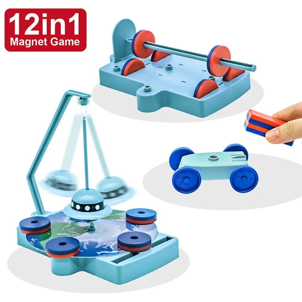 12 in 1 Physical Experiment Toy Magnetic Science Experiment Kit Interesting Scientific Experiments Games For Children
12 in 1 Physical Experiment Toy Magnetic Science Experiment Kit Interesting Scientific Experiments Games For Children