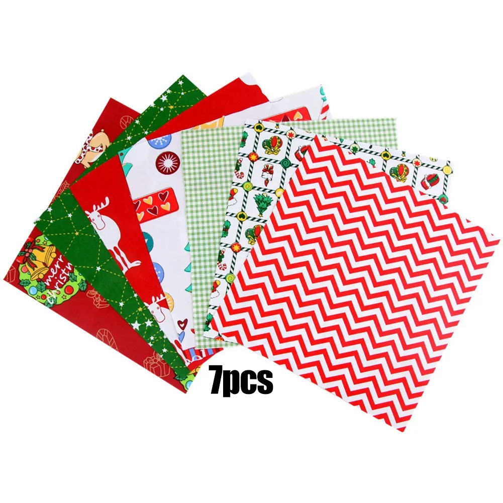 25*25cm Christmas Series Square Cotton Fabric Patchwork Cloth DIY Craft Sewing 100% Cotton Cloth Xmas Decors Christmas Decoratio
25*25cm Christmas Series Square Cotton Fabric Patchwork Cloth DIY Craft Sewing 100% Cotton Cloth Xmas Decors Christmas Decoratio