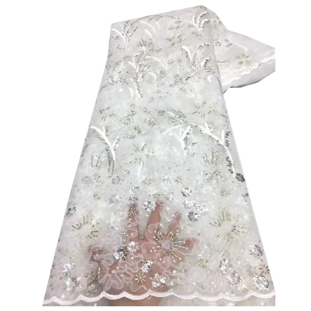 Latest Tulle Lace Fabric African Lace Fabric 2021 High Quality Lace with Sequins Nigerian Lace Fabrics for Wedding Dress xz63157
Latest Tulle Lace Fabric African Lace Fabric 2021 High Quality Lace with Sequins Nigerian Lace Fabrics for Wedding Dress xz63157