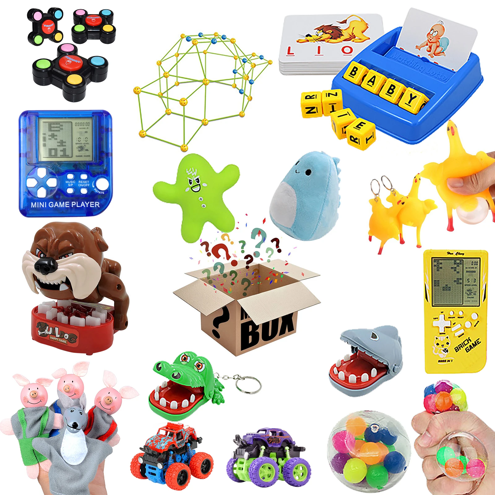 Коробка на удачу-загадочная детская игрушка набор сюрпризов DIY коробка случайный подарок набор детских игрушек основное изображение проду...
Коробка на удачу-загадочная детская игрушка набор сюрпризов DIY коробка случайный подарок набор детских игрушек основное изображение проду...