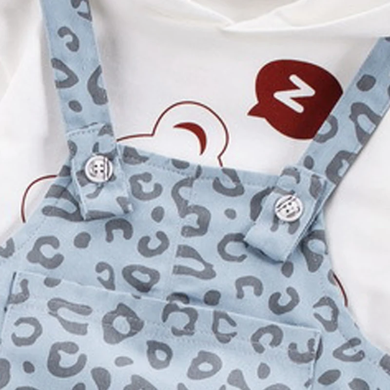 Boys Girls Clothing Sets New Fashion KIds Cartoon Hooded Tops And Leopard Overalls 2pcs Outfits Children Casual Spring Suits
Boys Girls Clothing Sets New Fashion KIds Cartoon Hooded Tops And Leopard Overalls 2pcs Outfits Children Casual Spring Suits