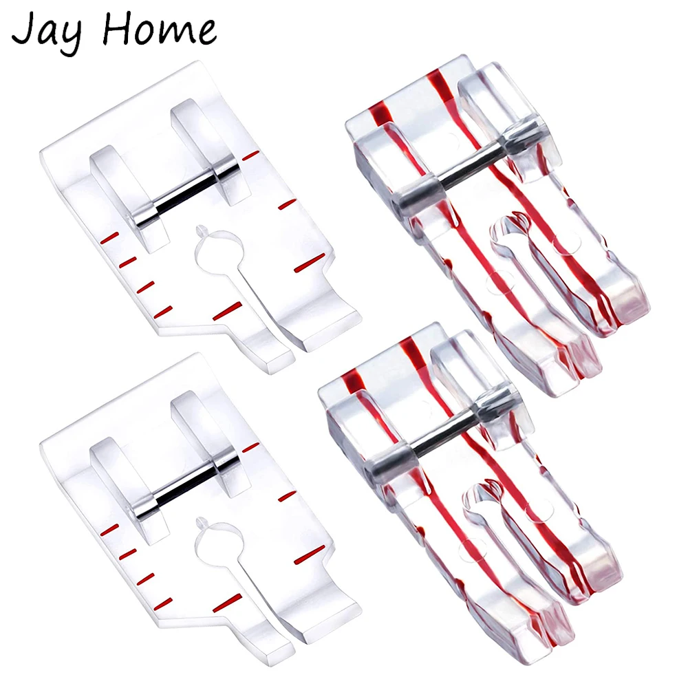 2Pcs 1/4" Quilting Presser Feet Sewing Machine Presser Foot Plastic Border Guide Presser Foot for Home Low Shank Sewing Machines
2Pcs 1/4" Quilting Presser Feet Sewing Machine Presser Foot Plastic Border Guide Presser Foot for Home Low Shank Sewing Machines