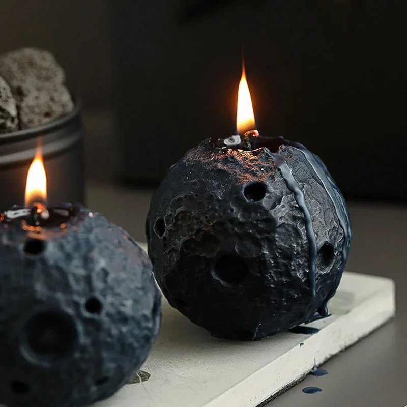 Black candle Lunar scented candles creative bedroom Home decoration Candles home gifts souvenir spherical moon candles for home
Black candle Lunar scented candles creative bedroom Home decoration Candles home gifts souvenir spherical moon candles for home