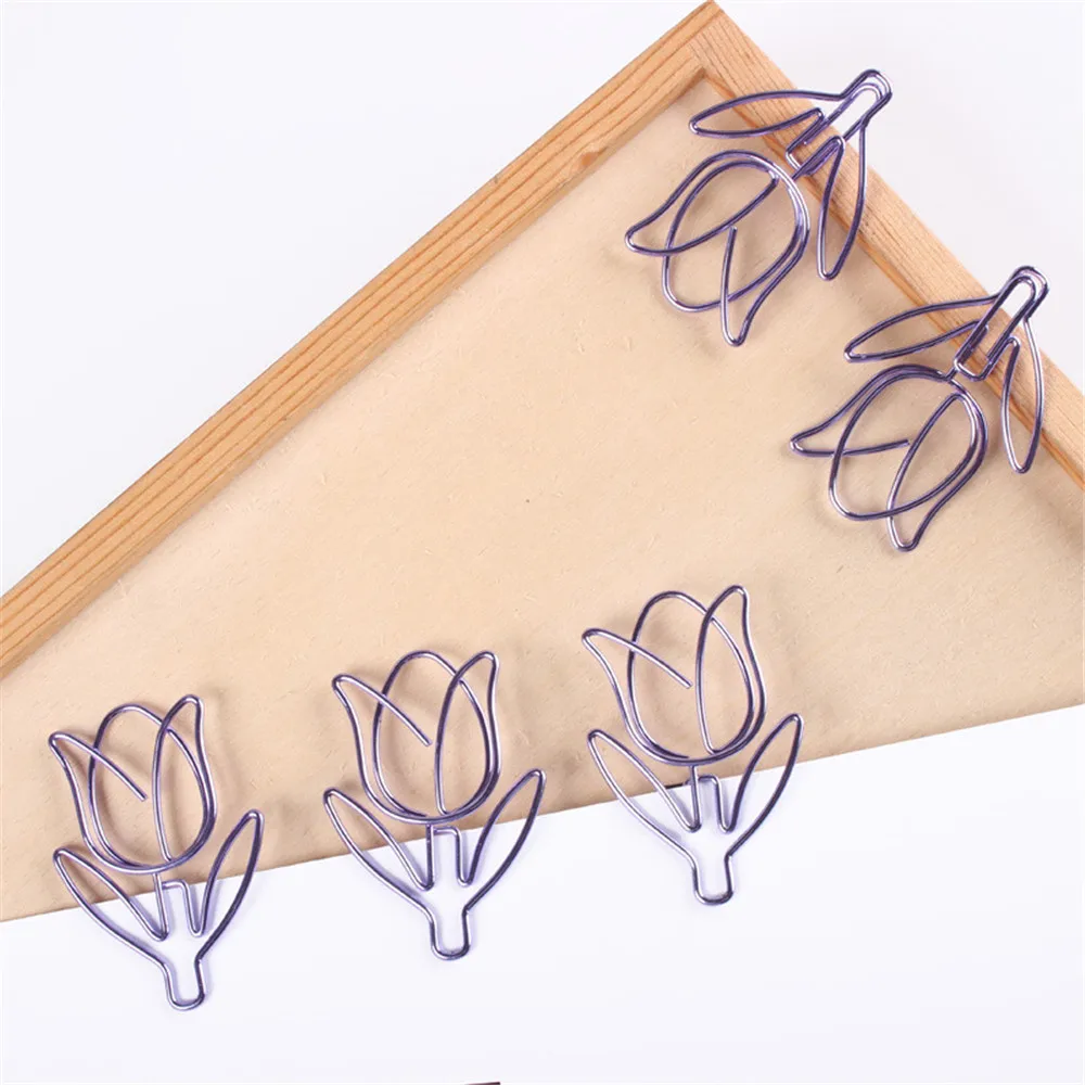 Tulip Shaped 12pcs Paper Clips Bookmark Clips, Purple Tulipa Paperclips Planner Clips for Office School Supplies Decoration
Tulip Shaped 12pcs Paper Clips Bookmark Clips, Purple Tulipa Paperclips Planner Clips for Office School Supplies Decoration