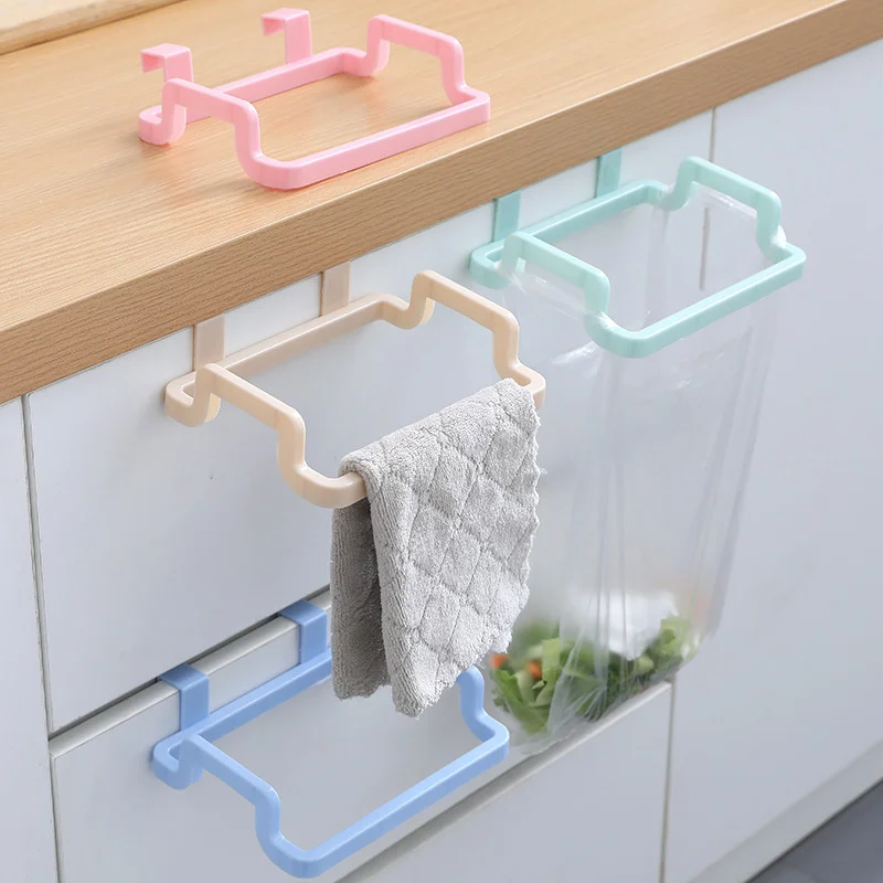 Kitchen Trash Bag Hook Garbage Disposal Bag Plastic Trash Rubbish Bag Storage Rack Holder for Cupboard Cabinet Shelf Organizer
Kitchen Trash Bag Hook Garbage Disposal Bag Plastic Trash Rubbish Bag Storage Rack Holder for Cupboard Cabinet Shelf Organizer