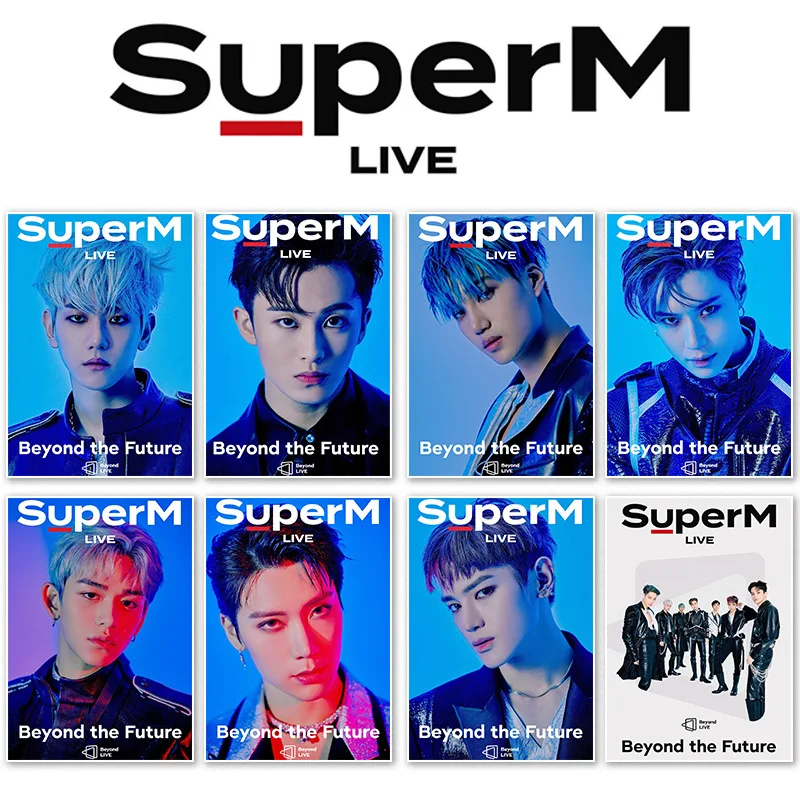 KPOP SuperM Album LIVE Beyond The Future Photo Poster Pictorial Self-adhesive Wall Painting Sticker Surrounding
KPOP SuperM Album LIVE Beyond The Future Photo Poster Pictorial Self-adhesive Wall Painting Sticker Surrounding