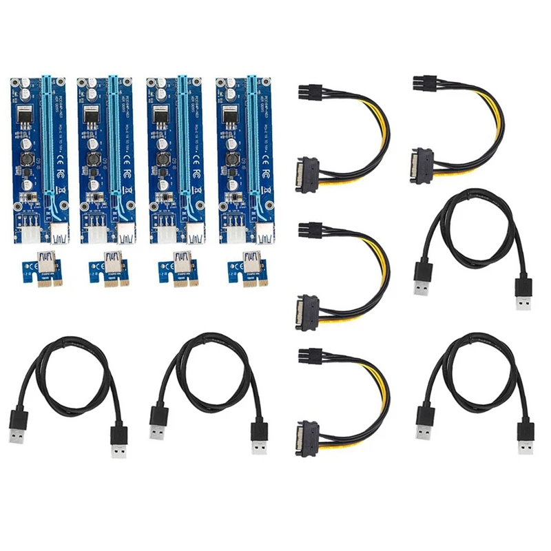 PCI-E адаптер-карта PCI-E 1X до 16X Удлинительный кабель 4Pin выделенный USB 3,0 плата адаптера изображений для майнинга BTC
PCI-E адаптер-карта PCI-E 1X до 16X Удлинительный кабель 4Pin выделенный USB 3,0 плата адаптера изображений для майнинга BTC