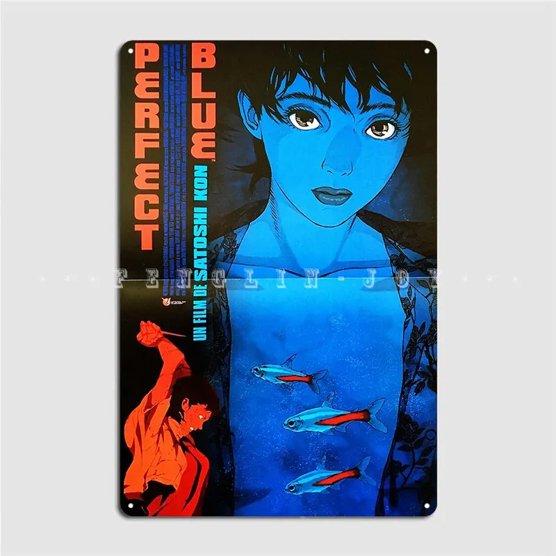 Perfect Blue Metal Sign Club Home Party Designing Mural Painting Tin Sign Poster 
Perfect Blue Metal Sign Club Home Party Designing Mural Painting Tin Sign Poster