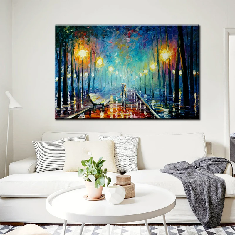 Canvas Painting Landscape Poster Walking In Rain Light Road Oil Painting Wall Art Pictures for Living Room Home Decor Cuadros
Canvas Painting Landscape Poster Walking In Rain Light Road Oil Painting Wall Art Pictures for Living Room Home Decor Cuadros