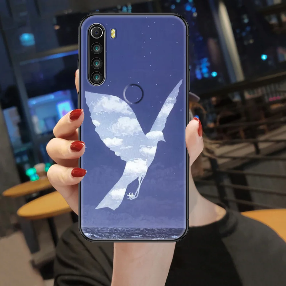 Magritte Phone case For Xiaomi Redmi Note 7 7A 8 8T 9 9A 9S 10 K30 Pro Ultra black art waterproof soft back painting bumper 
Magritte Phone case For Xiaomi Redmi Note 7 7A 8 8T 9 9A 9S 10 K30 Pro Ultra black art waterproof soft back painting bumper