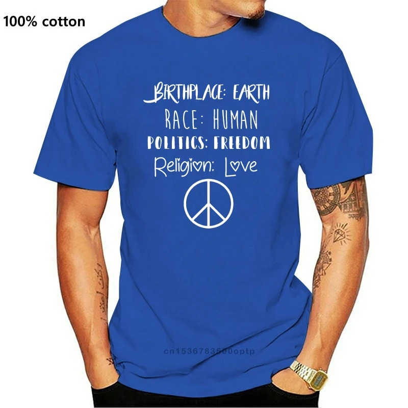 Men T Shirt Birthplace Earth Race Human Politics Religion Love For Funny t-shirt Novelty Tshirt Women
Men T Shirt Birthplace Earth Race Human Politics Religion Love For Funny t-shirt Novelty Tshirt Women