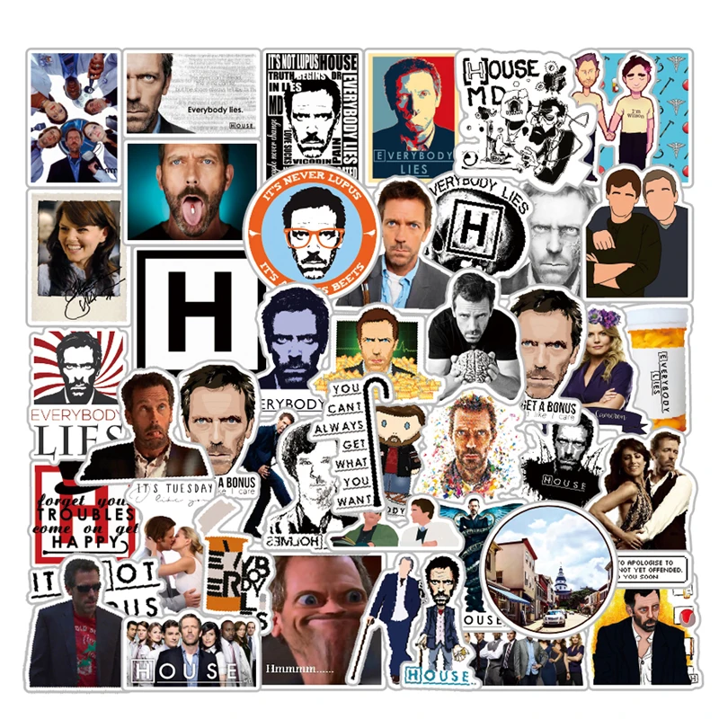 10/30/50pcs/set House M.D TV Show Waterproof Stickers For Furniture Wall Desk DIY Car Trunk Computer Decal TV Guitar Motorcycle
10/30/50pcs/set House M.D TV Show Waterproof Stickers For Furniture Wall Desk DIY Car Trunk Computer Decal TV Guitar Motorcycle