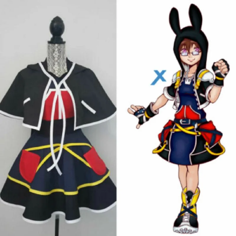 cosplay Sora cape Dress costume Female custom made
cosplay Sora cape Dress costume Female custom made