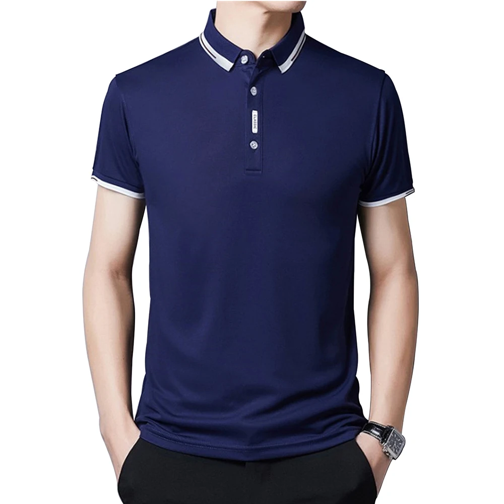 New casual men's business wear, short sleeve polo shirt, fashion polo shirt, casual, tight, solid color business wear, summer 20
New casual men's business wear, short sleeve polo shirt, fashion polo shirt, casual, tight, solid color business wear, summer 20