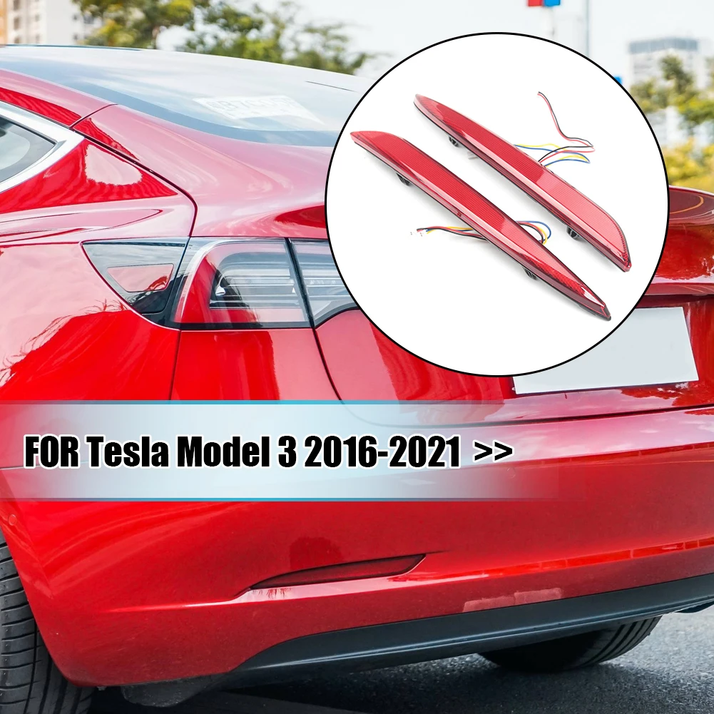 1 пара, светодиодный фонарь-отражатель для бампера Tesla Model 3 2016-2021
1 пара, светодиодный фонарь-отражатель для бампера Tesla Model 3 2016-2021