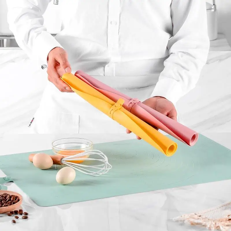1 PIece Silicone Baking Mat Non-Stick Flour Rolling Dough Mat With Measurement Kitchen Pizza Pastry Baking Tools 40x60cm
1 PIece Silicone Baking Mat Non-Stick Flour Rolling Dough Mat With Measurement Kitchen Pizza Pastry Baking Tools 40x60cm