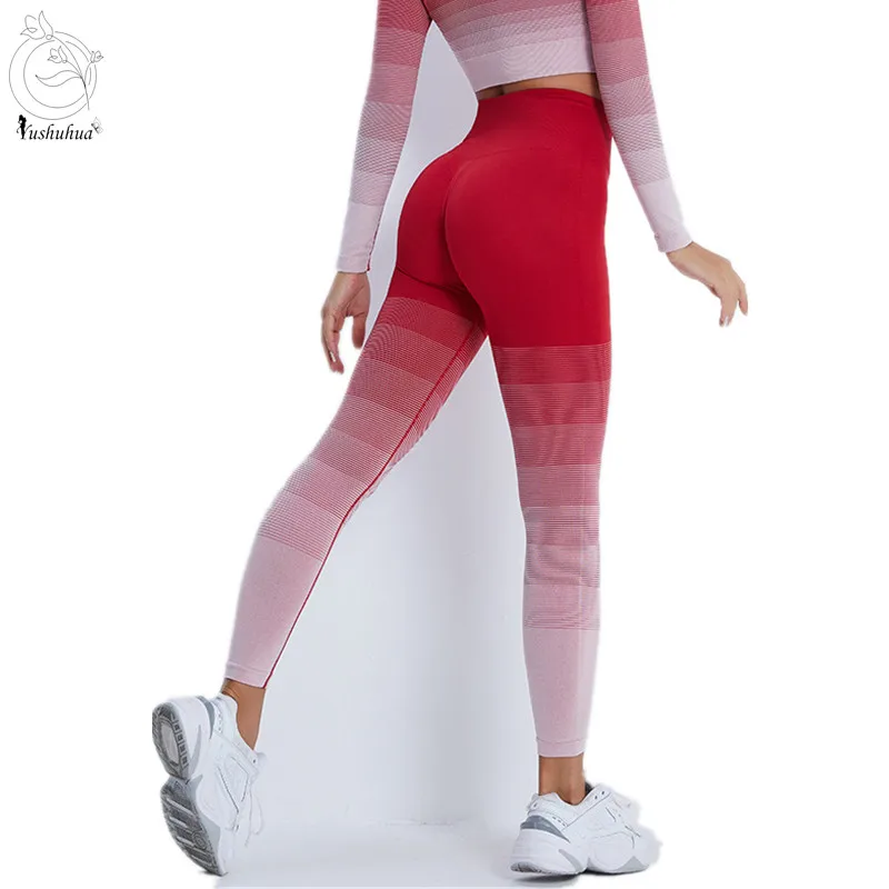 2021New Women Gradient Seamless Leggings High Waist Gym Energy Seamless Leggings Yoga Pants Girl Sport Workout tights Pants
2021New Women Gradient Seamless Leggings High Waist Gym Energy Seamless Leggings Yoga Pants Girl Sport Workout tights Pants