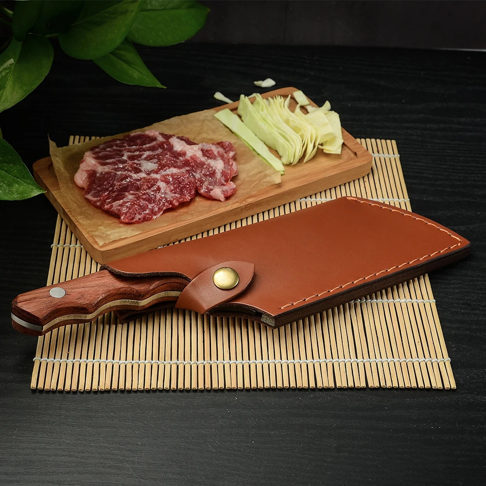 6.5 Inch Slaughter Boning Knife Set with Leather Sheath Quality Steel Kitchen Cooking Tool Full Tang Wooden Handle Chef Knife
6.5 Inch Slaughter Boning Knife Set with Leather Sheath Quality Steel Kitchen Cooking Tool Full Tang Wooden Handle Chef Knife