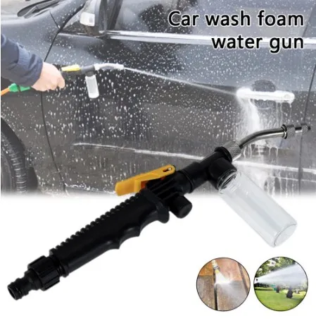 High Pressure Power Washer Gun with Foam Bottle Adjustable Stainless Steel Water Jet Copper Nozzle Sprayer Car Cleaning Suppies
High Pressure Power Washer Gun with Foam Bottle Adjustable Stainless Steel Water Jet Copper Nozzle Sprayer Car Cleaning Suppies