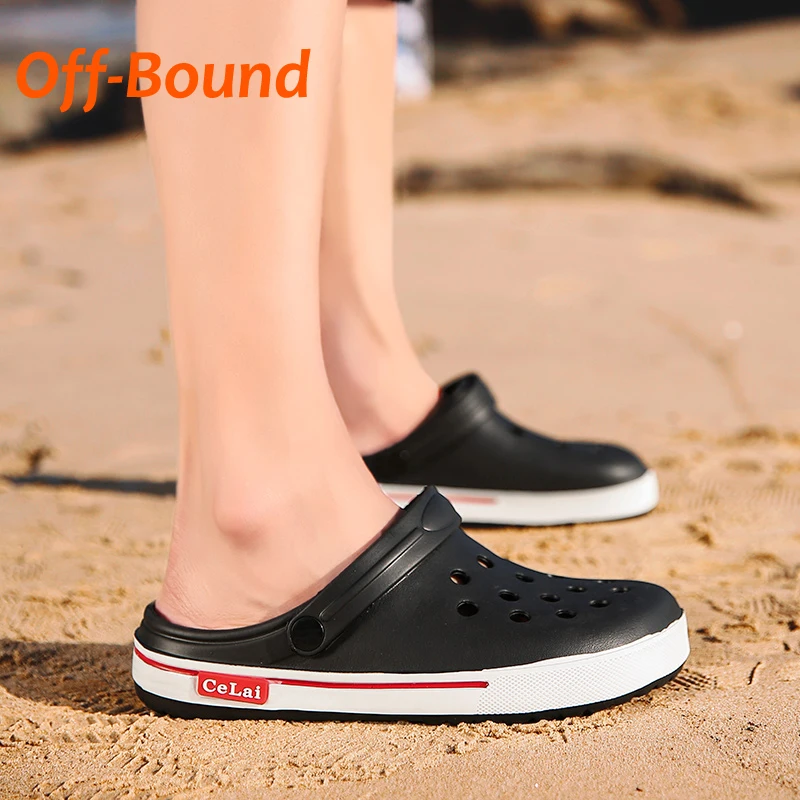 Off-Bound Summer Men Slippers Outdoor Clogs Garden Slippers Beach Slides Mules Bathroom Loafers Casual Massage Home House Shoes
Off-Bound Summer Men Slippers Outdoor Clogs Garden Slippers Beach Slides Mules Bathroom Loafers Casual Massage Home House Shoes