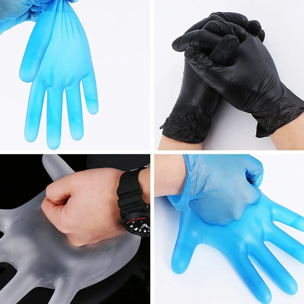 50Pair Disposable Gloves Nitrile PVC Latex Anti-slip Anti-static Dust-proof Gloves Flexible Multi-size Disposable Gloves
50Pair Disposable Gloves Nitrile PVC Latex Anti-slip Anti-static Dust-proof Gloves Flexible Multi-size Disposable Gloves