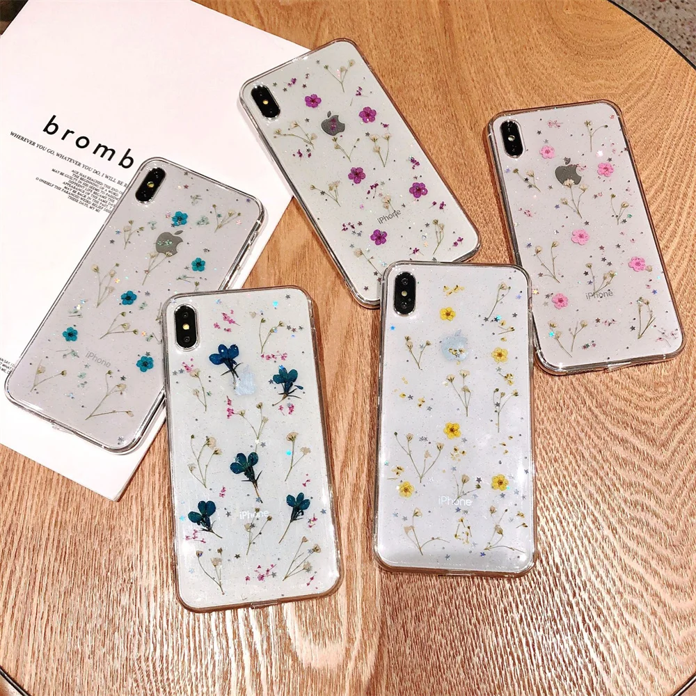 Preserved Fresh Flowers Clear Case For iPhone 11 12 pro mini X Xs Max XR 7 8 Plus phone cases Soft TPU Silicone Back Cover coque 
Preserved Fresh Flowers Clear Case For iPhone 11 12 pro mini X Xs Max XR 7 8 Plus phone cases Soft TPU Silicone Back Cover coque