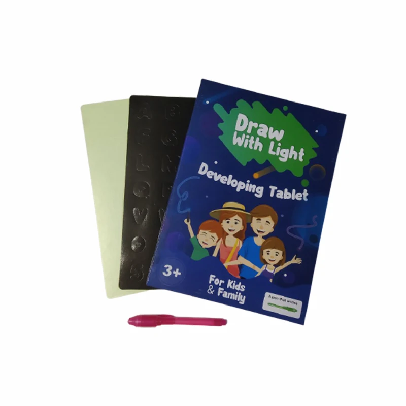 Magical Luminous Drawing Board for Kids Use Fluorescent Pen Painting Light Up Russian and English Children Educational Toy Gifts
Magical Luminous Drawing Board for Kids Use Fluorescent Pen Painting Light Up Russian and English Children Educational Toy Gifts