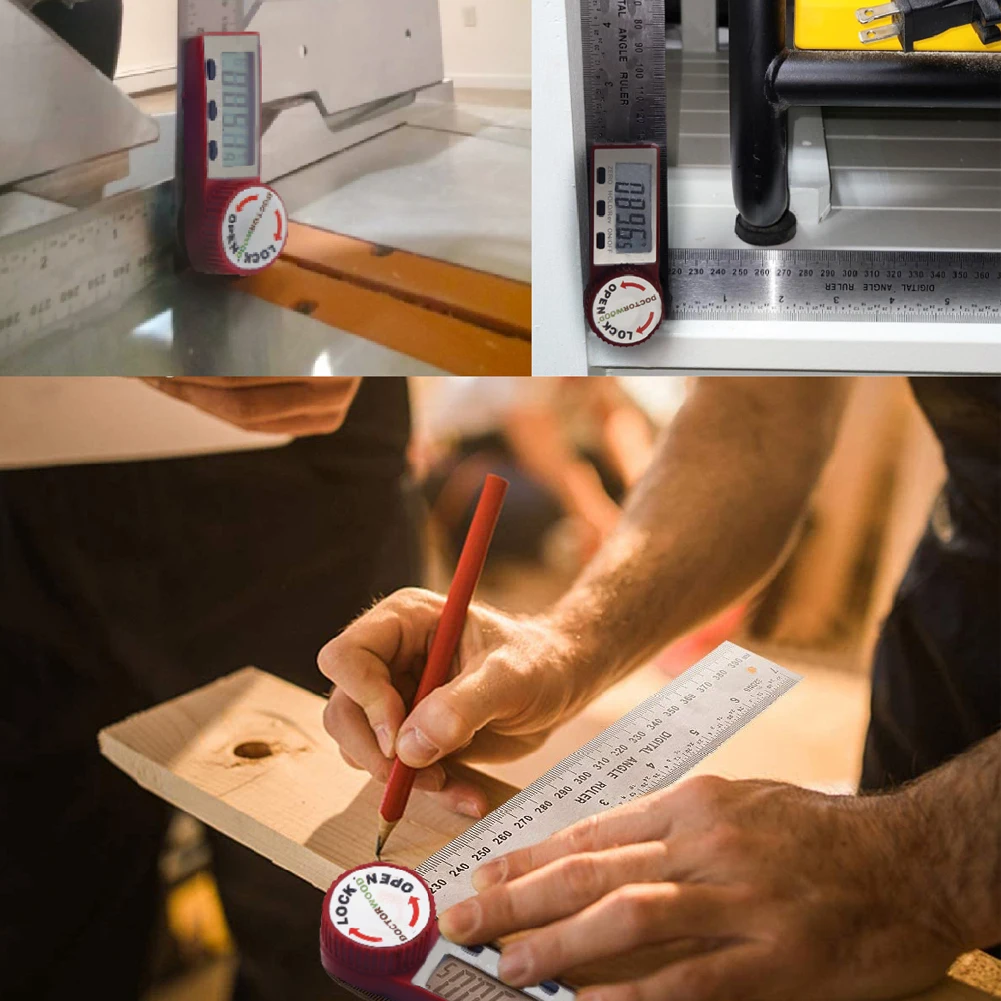 0~300mm LCD Screen Digital Ruler Stainless Steel Multifunctional Measuring Ruler Hold Function 360 Measuring Reverse Measurement
0~300mm LCD Screen Digital Ruler Stainless Steel Multifunctional Measuring Ruler Hold Function 360 Measuring Reverse Measurement