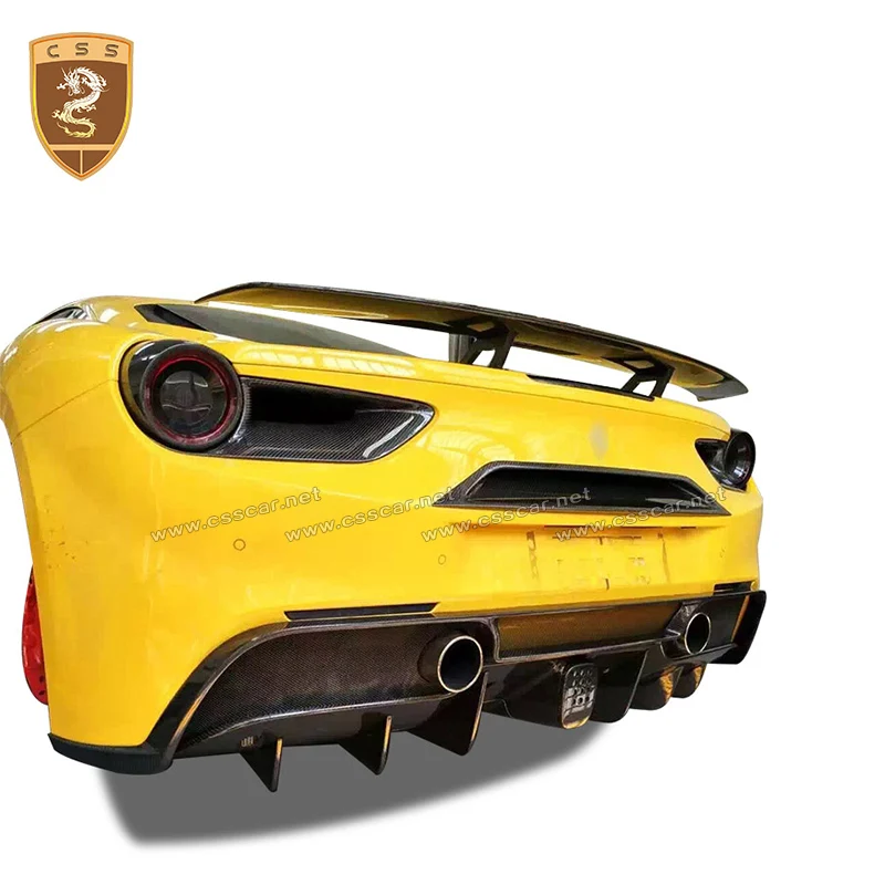 Auto Accessories Carbon Fiber front lip rear diffuser side skirts sopiler Small Body Kit For 488 GTB
Auto Accessories Carbon Fiber front lip rear diffuser side skirts sopiler Small Body Kit For 488 GTB