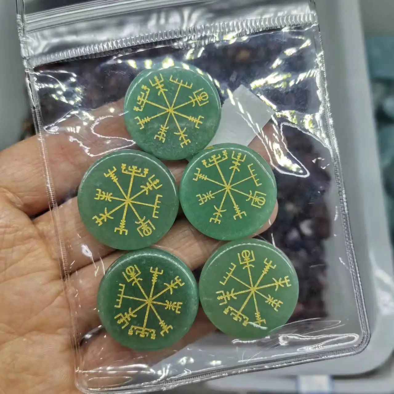 Natural gemstone Viking Odin Symbol Rune Amulet Chakra Reiki Healing Crystal Stones
Natural gemstone Viking Odin Symbol Rune Amulet Chakra Reiki Healing Crystal Stones