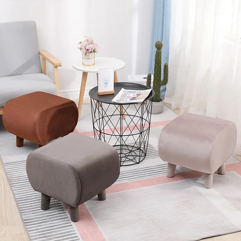 Nordic Household Solid Wood Square Stool Shoe Change Stool Flannel Fabric Rounded Design Load-bearing 200 Kg Kids Furniture
Nordic Household Solid Wood Square Stool Shoe Change Stool Flannel Fabric Rounded Design Load-bearing 200 Kg Kids Furniture