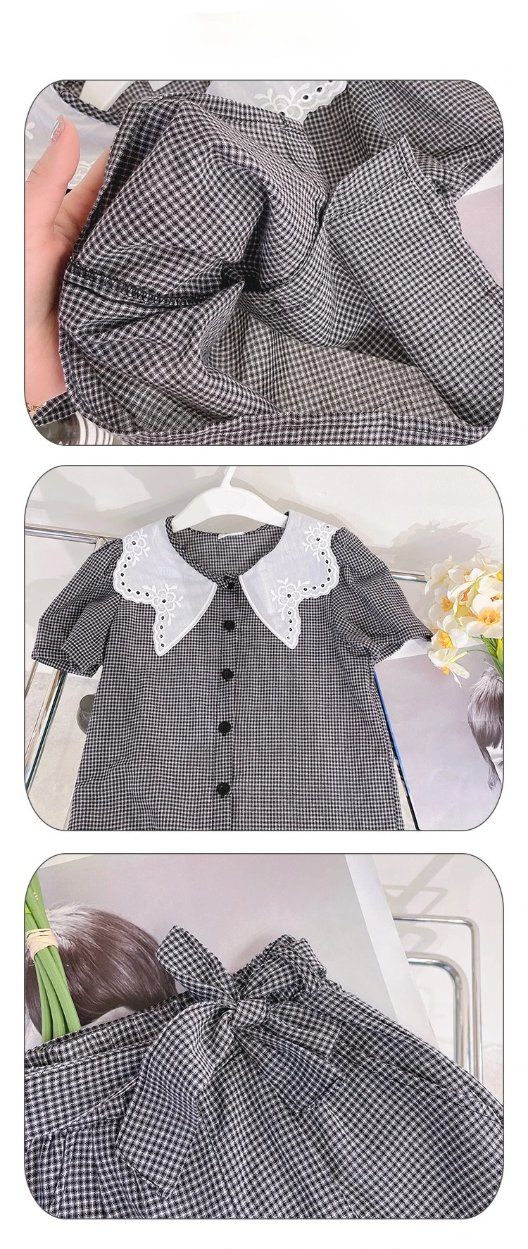 2PCS WLG Girls Clothes Kids Outfits Summer Plaid Short Sleeve Shirt and Short Set Baby Girl Casual Clothing Set for 1-6 Years
2PCS WLG Girls Clothes Kids Outfits Summer Plaid Short Sleeve Shirt and Short Set Baby Girl Casual Clothing Set for 1-6 Years