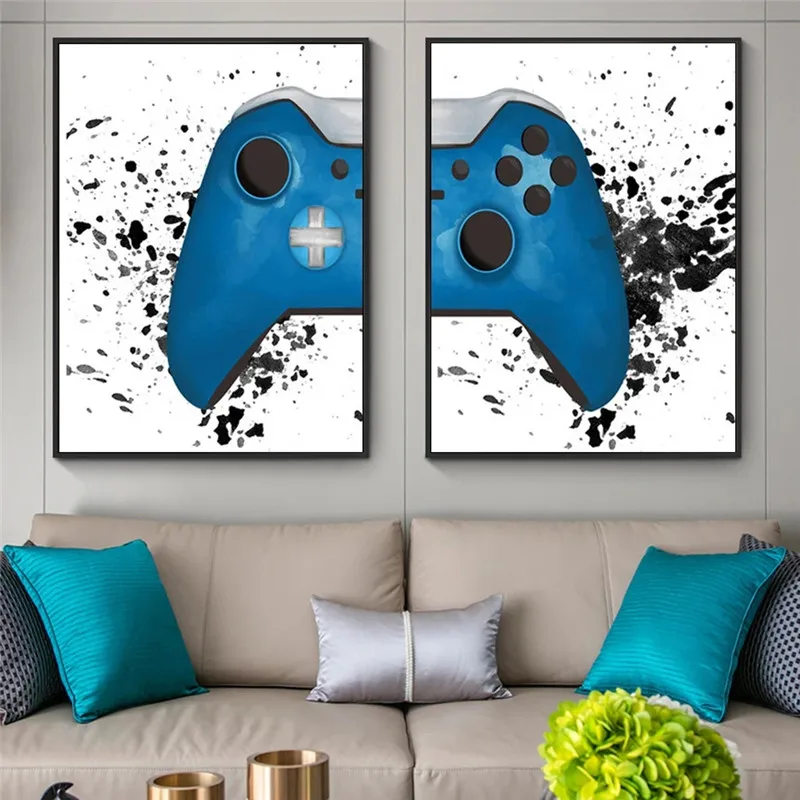 Abstract Gamepad Posters and Prints Gaming Room Canvas Painting Wall Art Picture Gamer for Boy Children Room Internet Cafe Decor
Abstract Gamepad Posters and Prints Gaming Room Canvas Painting Wall Art Picture Gamer for Boy Children Room Internet Cafe Decor