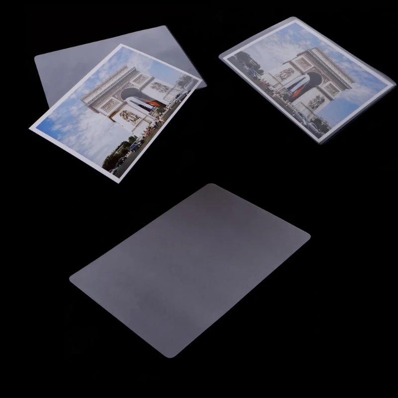 

100Pcs 4"x6" Laminate Film Thermal Laminating Pouch Glossy Protect Photo Paper X6HB