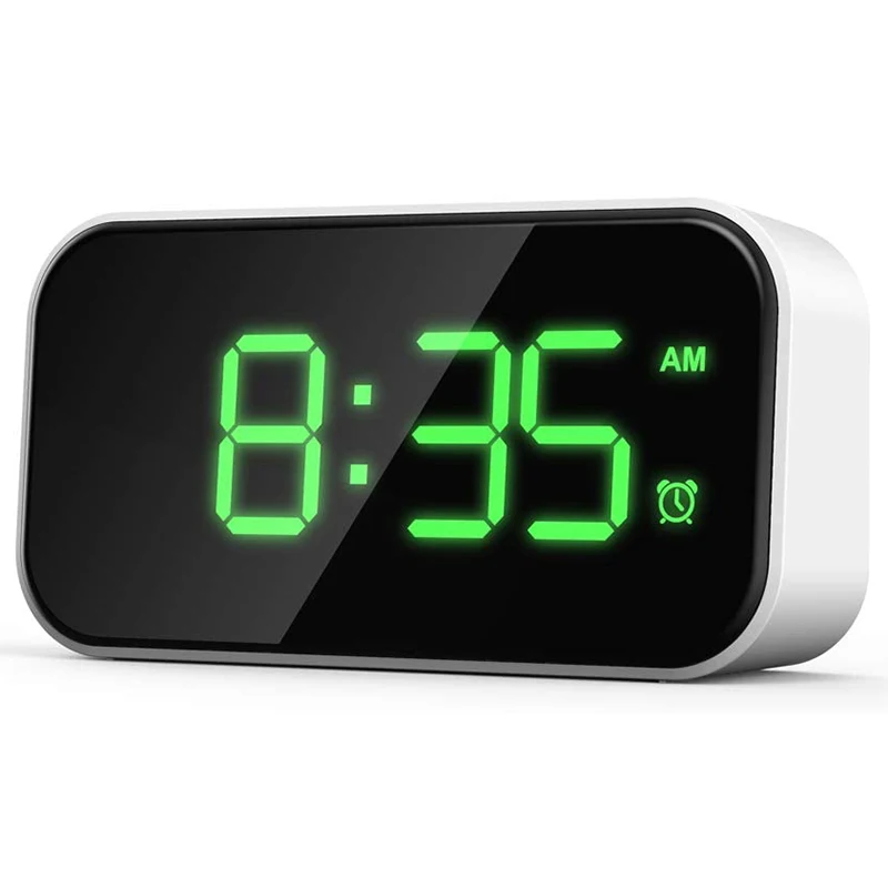 LED Alarm Clock with Simple Operation, Easy Snooze,Adjustable Alarm Volume,USB Charger, 12/24 Hours,Digital
LED Alarm Clock with Simple Operation, Easy Snooze,Adjustable Alarm Volume,USB Charger, 12/24 Hours,Digital