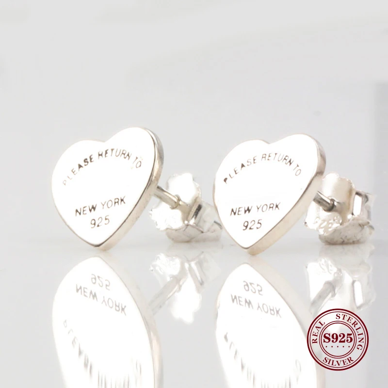 Hot original 925 Sterling Silver Earring Vintage Allure Please Return To New York Earrings For Women Gift Fashion Jewelry
Hot original 925 Sterling Silver Earring Vintage Allure Please Return To New York Earrings For Women Gift Fashion Jewelry