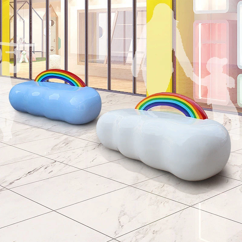 School kindergarten children's seat creative rainbow clouds fiberglass leisure chairs shopping mall hotel sitting stool chair
School kindergarten children's seat creative rainbow clouds fiberglass leisure chairs shopping mall hotel sitting stool chair