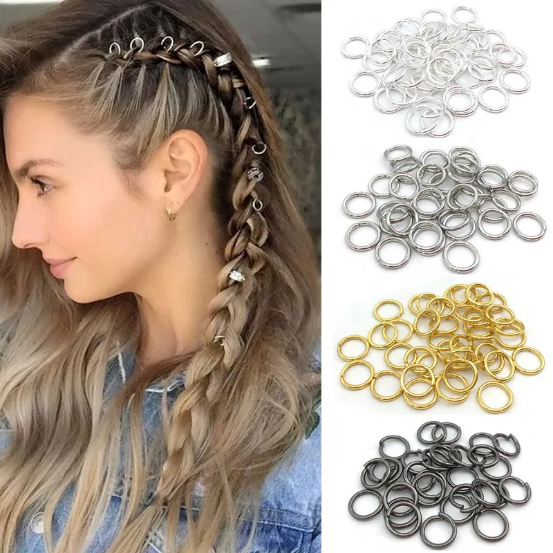 100Pcs/set Opening Hair Ring Braid Bead Dreadlock Metal/Gold/Silver Clip Braid for African Braided Braids Decorative Accessories
100Pcs/set Opening Hair Ring Braid Bead Dreadlock Metal/Gold/Silver Clip Braid for African Braided Braids Decorative Accessories