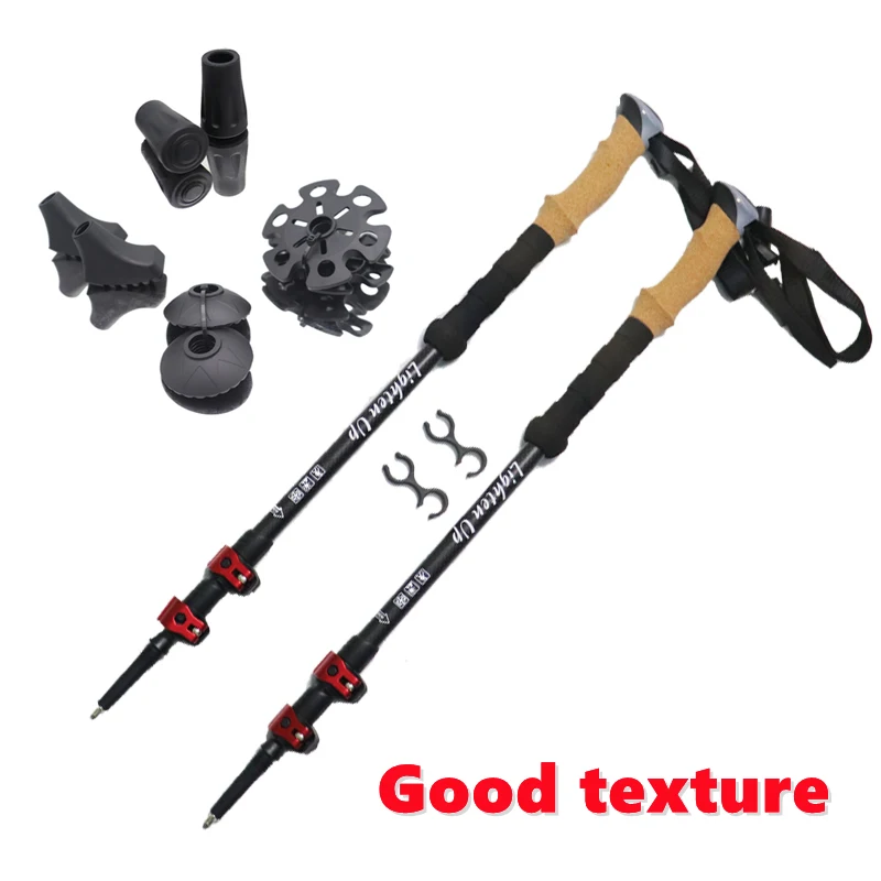 Ultra-light Adjustable Camping Hiking Walking Stick Trekking Alpenstock Carbon Fiber Climbing Skiing Trekking Pole 1pc 4.3
Ultra-light Adjustable Camping Hiking Walking Stick Trekking Alpenstock Carbon Fiber Climbing Skiing Trekking Pole 1pc 4.3