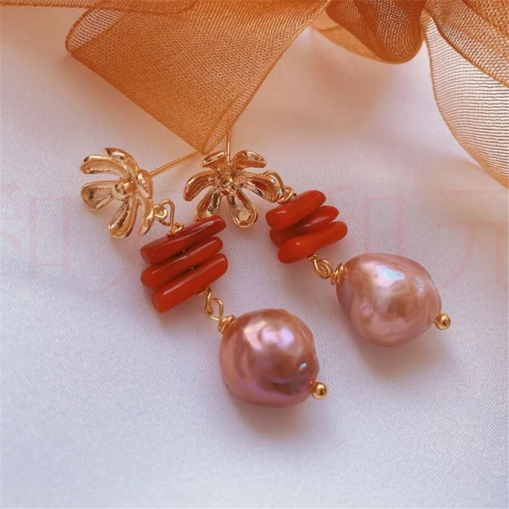 Elegant Natural Red Agate Pearl Earrings Ping Buckle 18K Fashion Mother's Day Holiday gifts VALENTINE'S DAY Gift Hook CARNIVAL
Elegant Natural Red Agate Pearl Earrings Ping Buckle 18K Fashion Mother's Day Holiday gifts VALENTINE'S DAY Gift Hook CARNIVAL