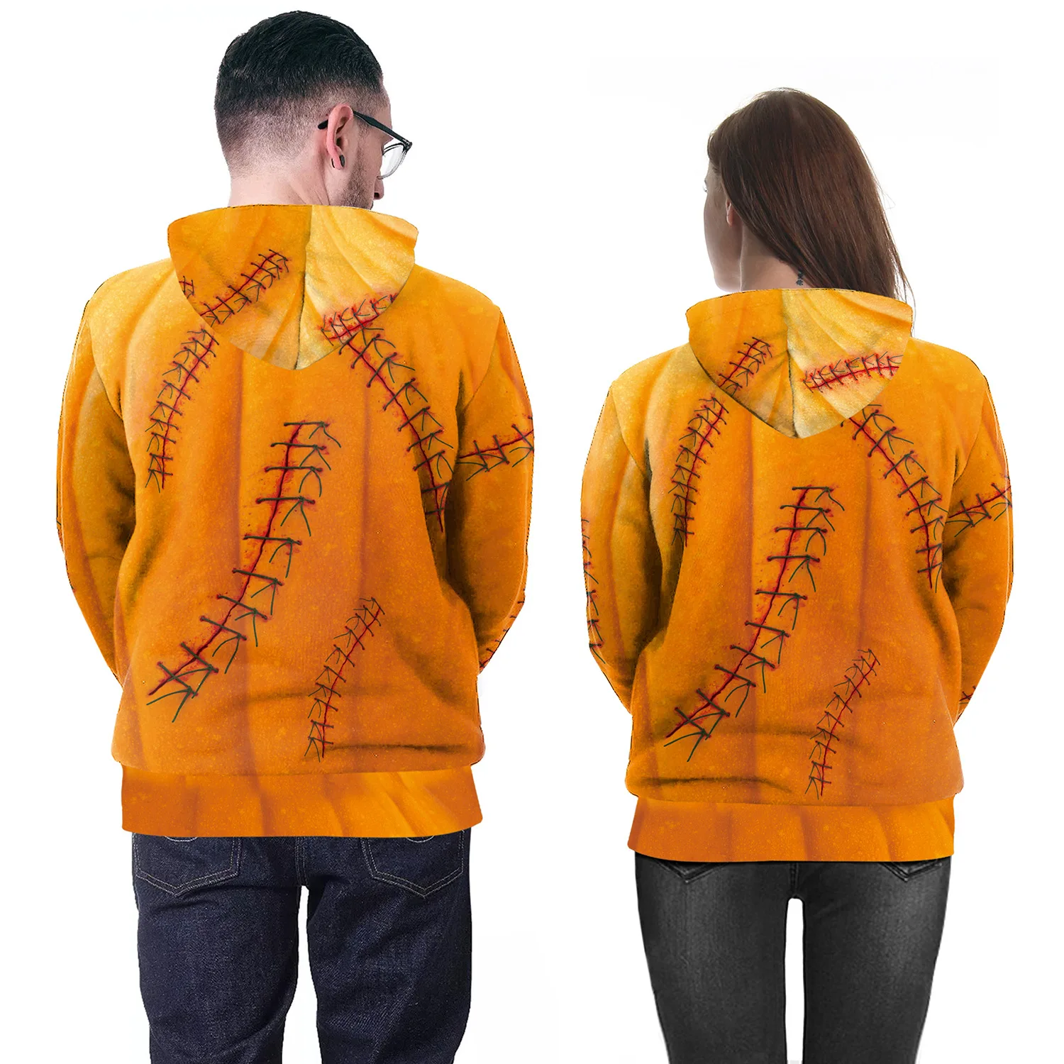 European and American New Style for Autumn and Winter Halloween Funny Pumpkin Skull 3D Printed Men's Hooded Pullover
European and American New Style for Autumn and Winter Halloween Funny Pumpkin Skull 3D Printed Men's Hooded Pullover