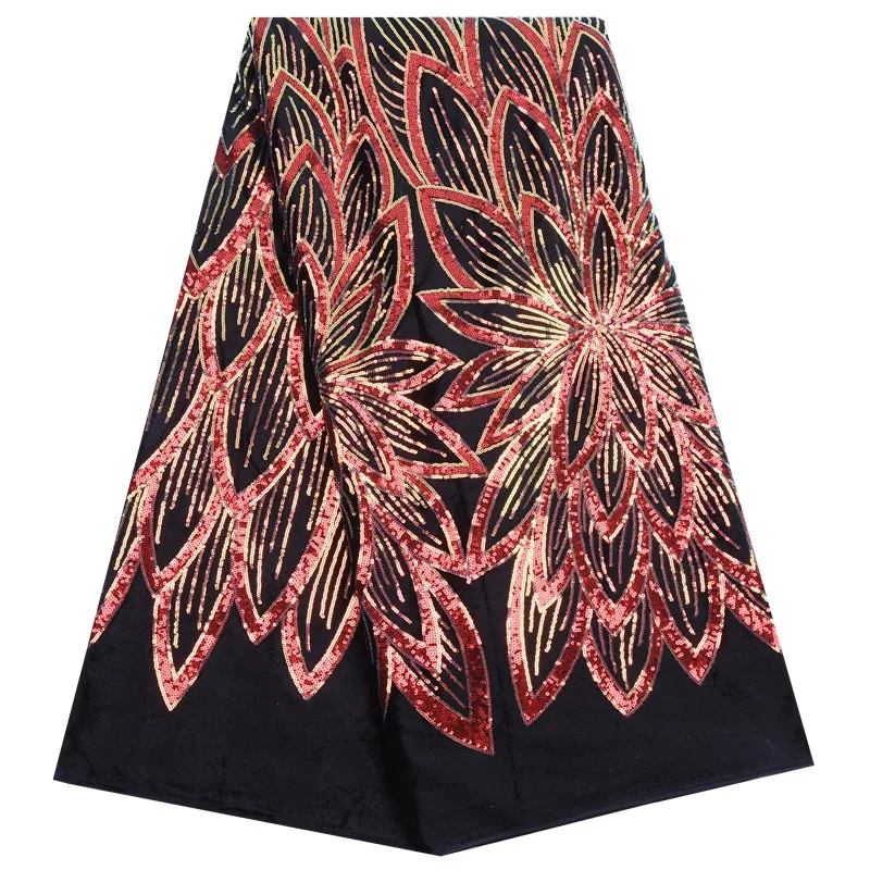 2019 Latest High Quality African Velvet with Sequins Lace Fabric French Velvet Embroidery Lace For Nigerian Evening Dress Party
2019 Latest High Quality African Velvet with Sequins Lace Fabric French Velvet Embroidery Lace For Nigerian Evening Dress Party