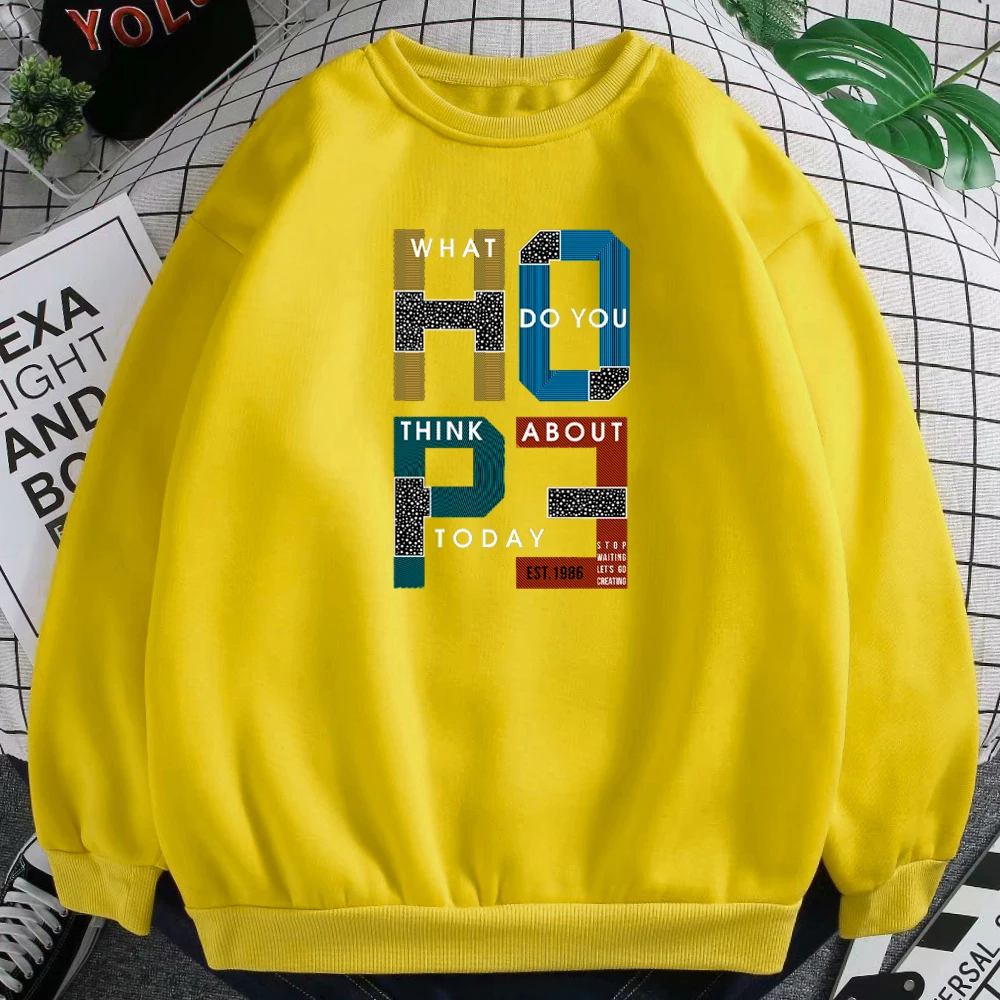 Think About Print Female Hoodies Crewmeck Clothes Vintage Fashion Hip Hop Hoodie Autumn Vintage S-XXL Sportswear Woman
Think About Print Female Hoodies Crewmeck Clothes Vintage Fashion Hip Hop Hoodie Autumn Vintage S-XXL Sportswear Woman